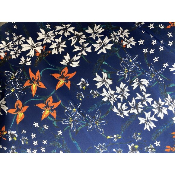 Whistles Bluebell 100% Silk Buena Strap Maxi Dress Blue Floral Print Size 6 - Picture 2 of 8